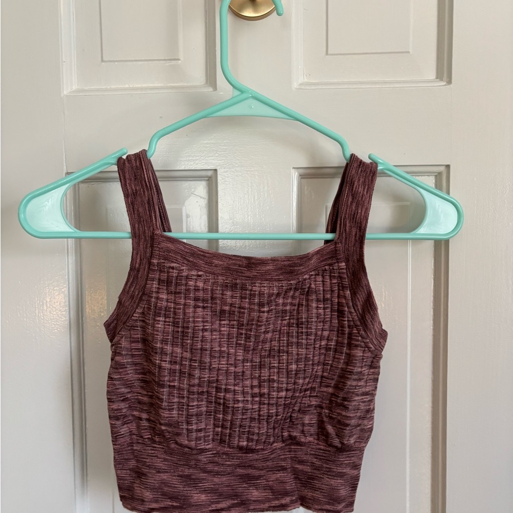 Athleta Knit Athleisure Crop Top